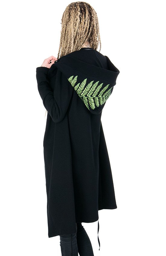 Sudadera con capucha de helecho de bruja del bosque