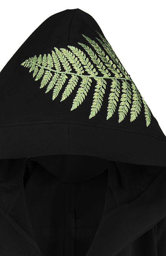Sudadera con capucha de helecho de bruja del bosque