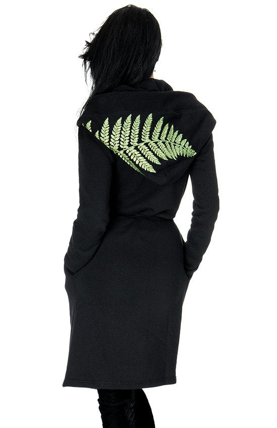 Sudadera con capucha de helecho de bruja del bosque