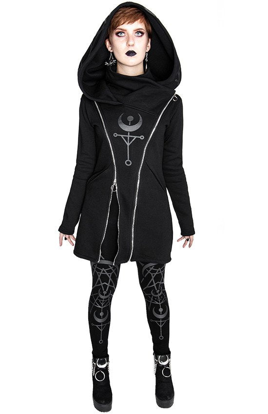 Sudadera con capucha Twin Moon
