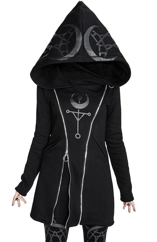 Sudadera con capucha Twin Moon