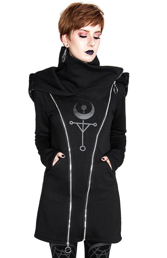 Sudadera con capucha Twin Moon
