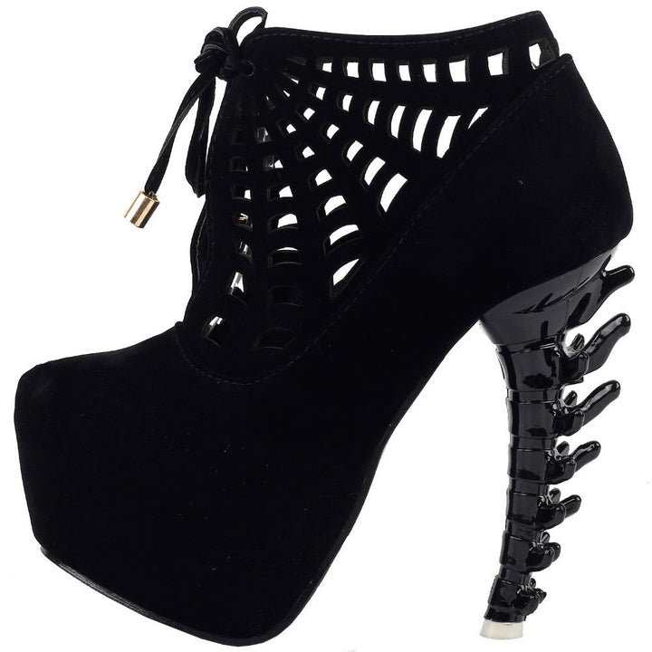 The Spider Bone Heels