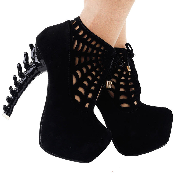 The Spider Bone Heels