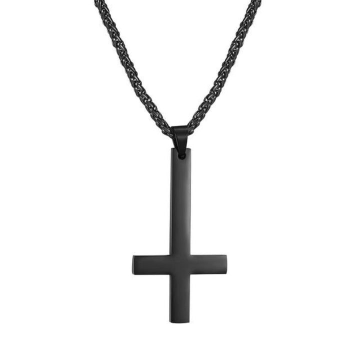 Inverted Cross Necklace