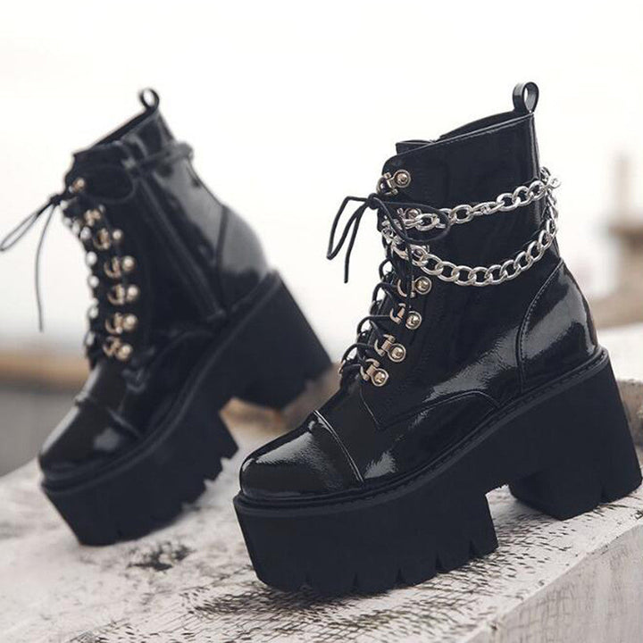 The Ankle Chain Boots