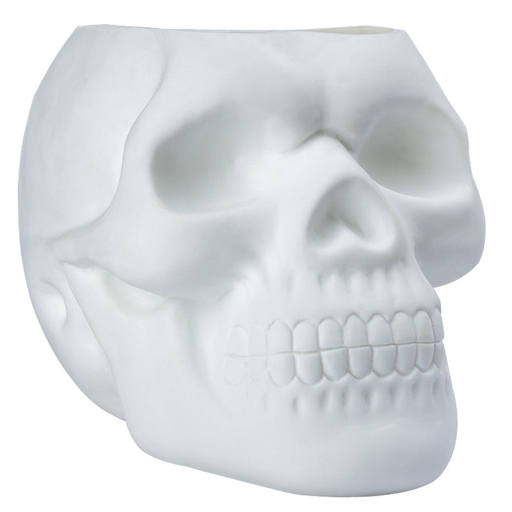 Matte Skull Storage Jar