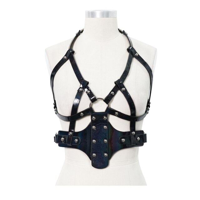 Deluxe Patent Harness Belt