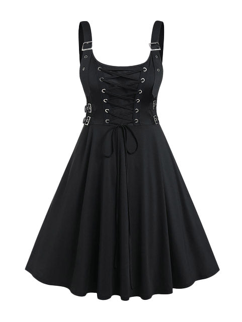 Gothic Buckle Dress